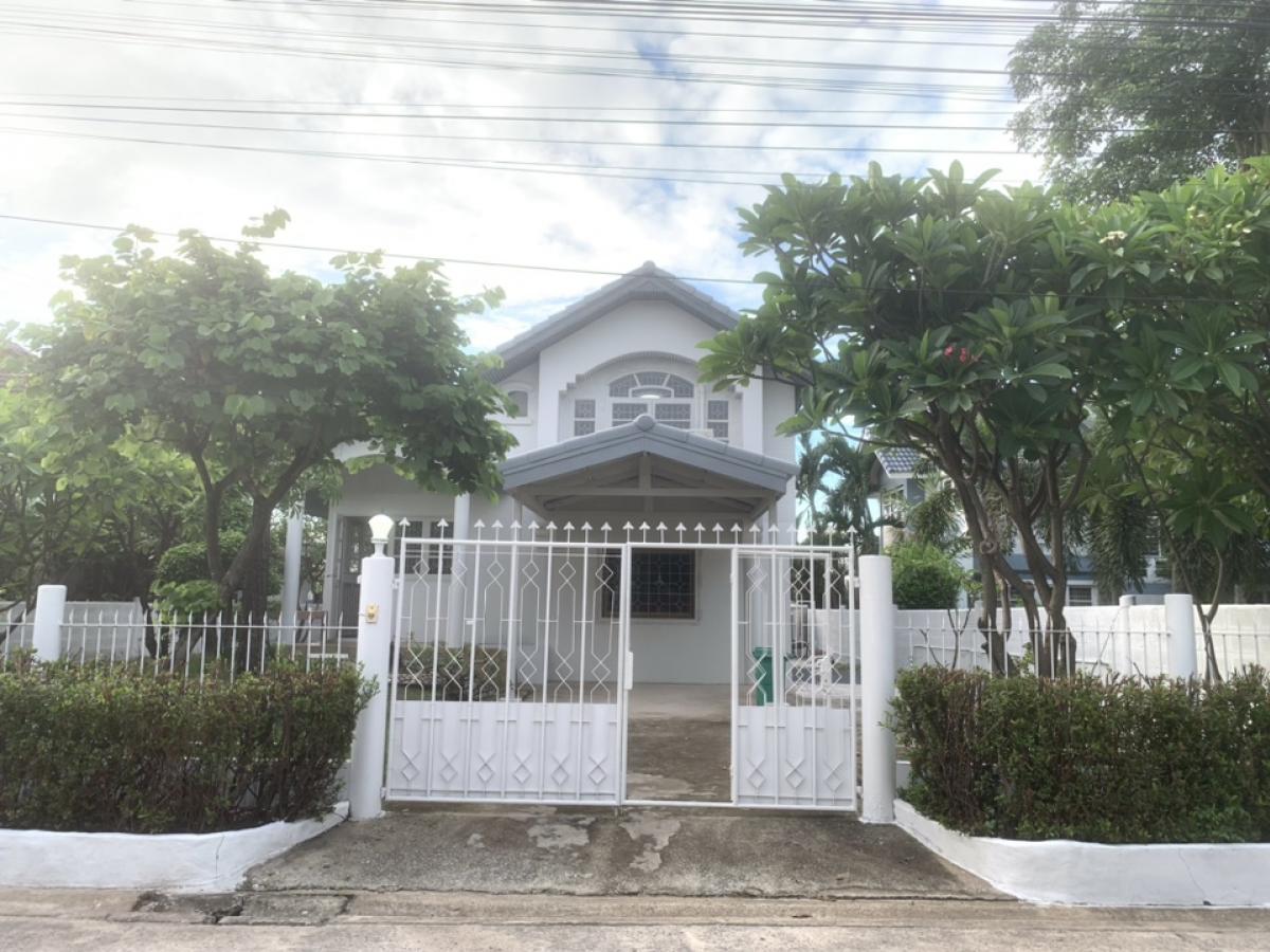 For RentHouseVipawadee, Don Mueang, Lak Si : Single house for rent, 2 floors, 4 bedrooms, 2 bathrooms, 112 sq m + house, kitchen, maid, Chaengwattana 10, Laksi, near Harrow International School