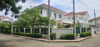 For SaleHouseRama5, Ratchapruek, Bangkruai : For sale: 2-storey detached house, Manirin Lake and Park, 64 sq m, 345 Ratchaphruek-Tiwanon Road, Bangkok-Pathum Thani, new condition, ready to move in