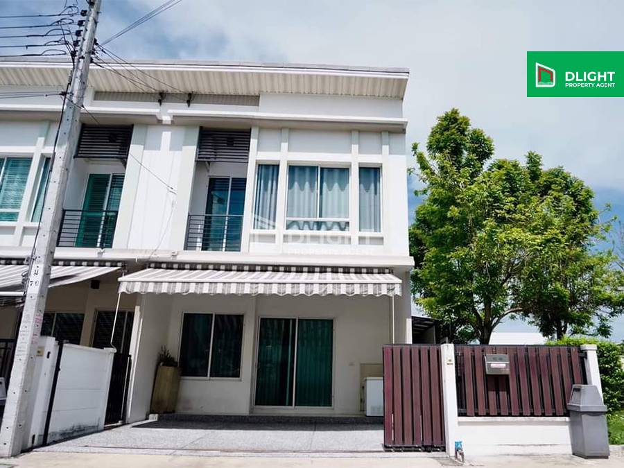 For SaleTownhouseNawamin, Ramindra : 2-story townhome, Pleno Wongwaen-Ramindra, 27.4 sq m, 109 sq m, 3 bedrooms, 2 bathrooms, price 3.05 million baht, corner unit.