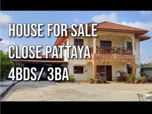 For SaleHousePattaya, Bangsaen, Chonburi : House for sale ready to move in Near the motorway 3 km. Pong, Bang Lamung , Chonburi