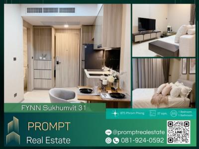 ให้เช่าคอนโดสุขุมวิท อโศก ทองหล่อ : EF00859 - FYNN Sukhumvit 31 - 37 sqm -