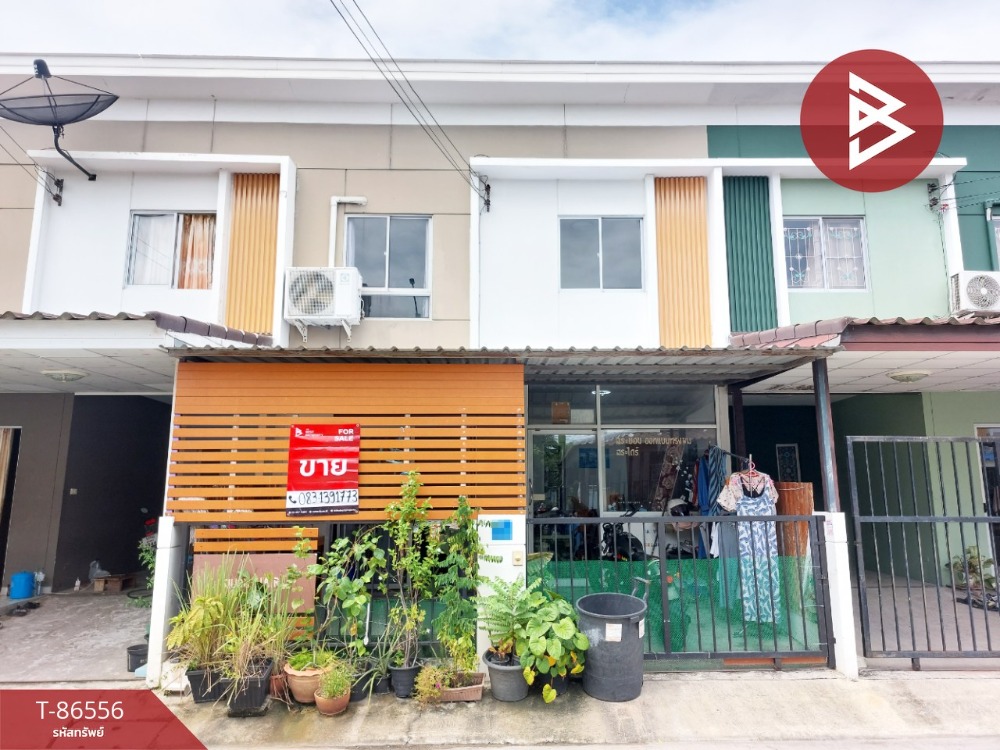 For SaleTownhouseSamut Prakan,Samrong : Townhouse for sale Pruksa Village 74/3 Srinakarin-Theparak Samut Prakan