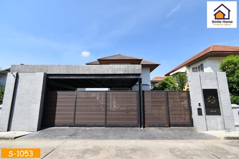 For SaleHouseLadkrabang, Suwannaphum Airport : Single house for sale Poonsuk Village Bangna-Suvarnabhumi Samut Prakan