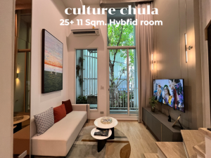 For SaleCondoSilom, Saladaeng, Bangrak : Culture Chula has a very juicy price. Do the Chula students have it yet? 6.99. The room is airy and very beautiful.