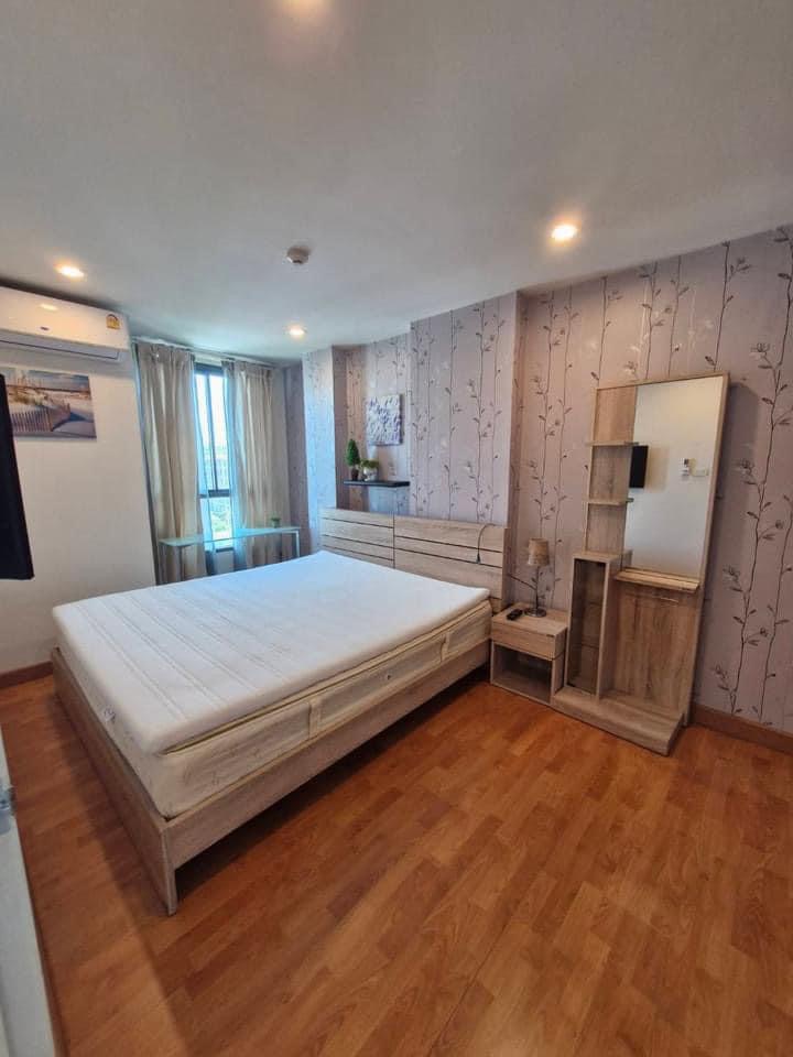 For RentCondoOnnut, Udomsuk : For rent President S81 near BTS On Nut 🚝 Room 35 sq m. 8th floor, east side, room is not hot, near BTS, department store, beautiful room, fully furnished, ready to move in