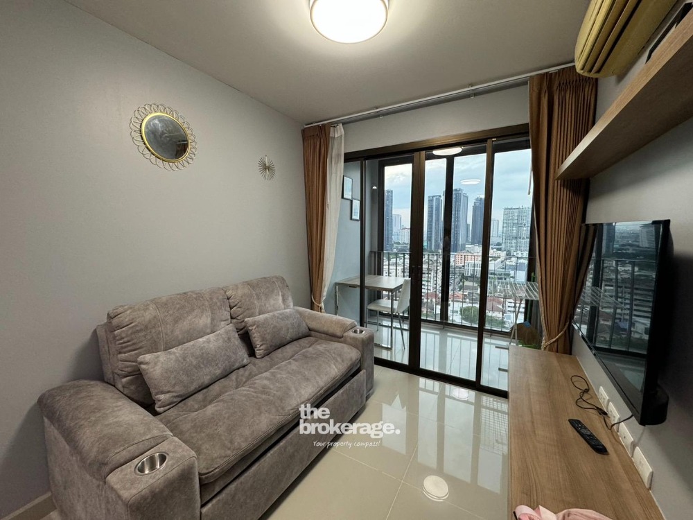 For RentCondoLadprao, Central Ladprao : For Rent Ideo Ladprao 5  1Bedroom 1Bathroom 33sqm. 13,500THB High Floor Line : @thebrokerage