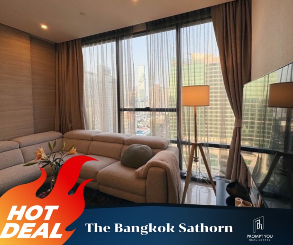 ให้เช่าคอนโดสาทร นราธิวาส : ให้เช่า 🔥The Bangkok Sathorn 🔥 ห้องสวย  เฟอร์นิเจอร์ครบ พร้อมเข้าอยู่ //สอบถามเพิ่มเติมที่ LineID:@promptyou5