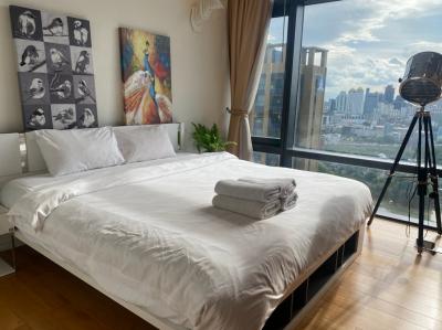 For RentCondoRama9, Petchburi, RCA : Condo for rent, Circle Living Prototype, New Phetchaburi, 48 sq m, 1 bedroom, 28th floor, near MRT Phetchaburi...