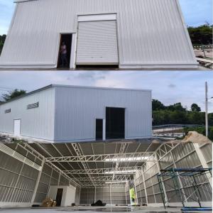 For RentWarehousePattanakan, Srinakarin : Warehouse for rent, 640 square meters @ Krungthep Kreetha, new section, near Airport Thap Chang Station, parking for 7-10 cars.