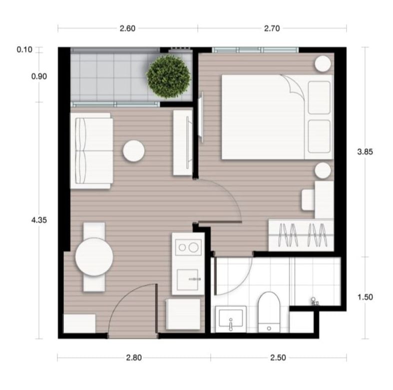 Sale DownCondoRama9, Petchburi, RCA : 🔥🔥Selling down payment Nue District R9, Best Price, size 26 sq m 🔥🔥