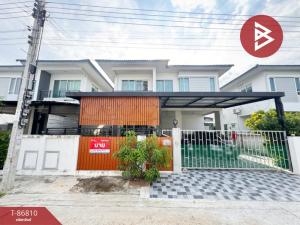 For SaleTownhouseMin Buri, Romklao : Single house for sale Temsiri Priva Village Nong Chok-Pracha Samran Bangkok