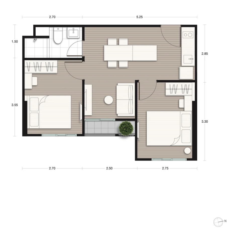 Sale DownCondoRama9, Petchburi, RCA : 🔥🔥Selling down payment Nue District R9, Best Price, size 40.5 sq m 🔥🔥