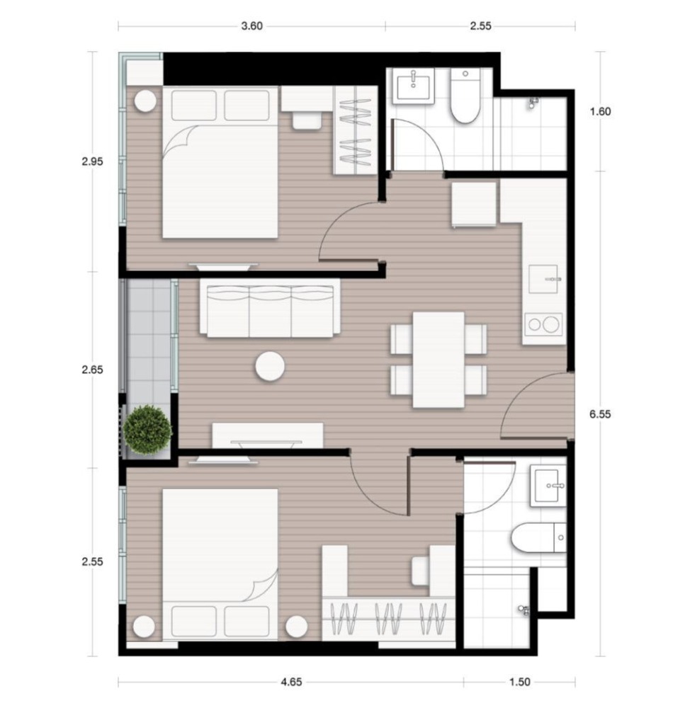 Sale DownCondoRama9, Petchburi, RCA : 🔥🔥Selling down payment Nue District R9, Best Price, size 46 sq m 🔥🔥