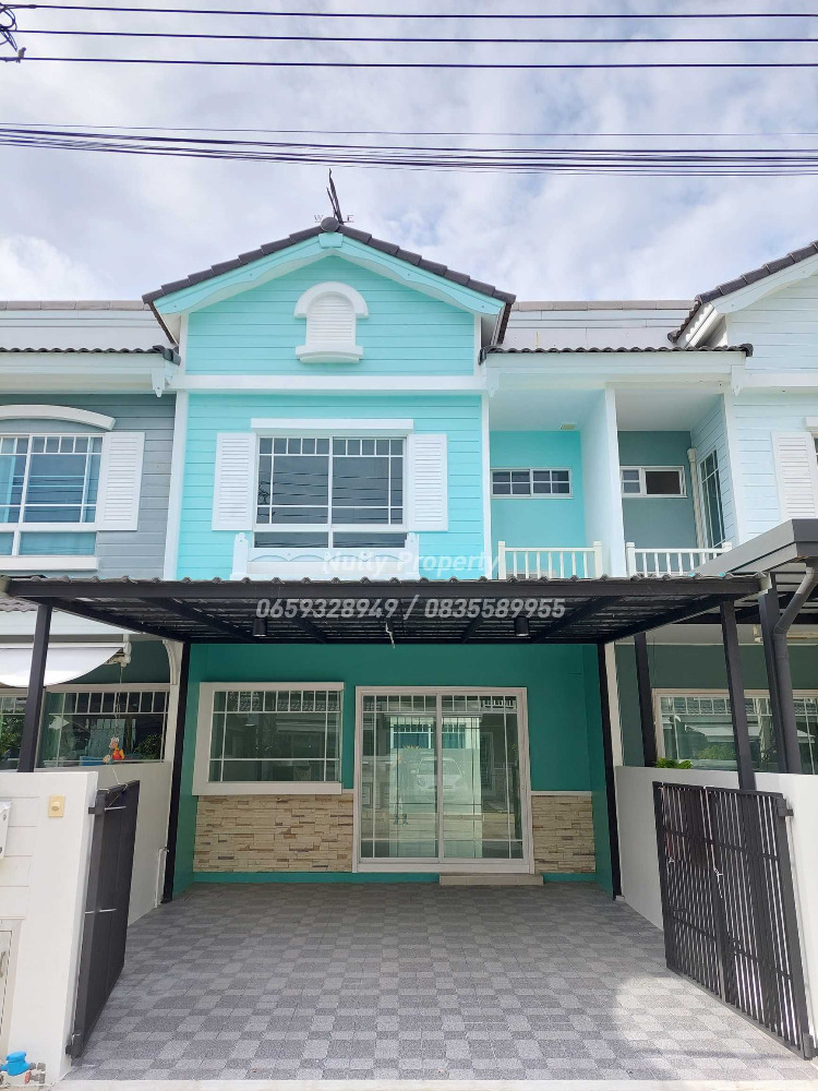 For SaleTownhouseSamut Prakan,Samrong : Townhouse Soi Ratchawinit Bang Kaeo Newly renovated, ready to move in, free transfer!!