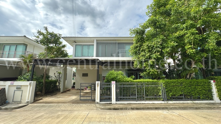 For SaleHouseLadkrabang, Suwannaphum Airport : Single house Perfect Place Sukhumvit 77 - Suvarnabhumi, large house.