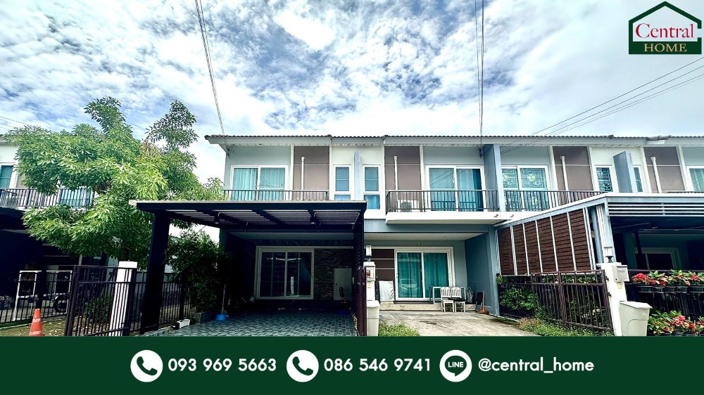 For SaleTownhouseNonthaburi, Bang Yai, Bangbuathong : Townhome Supalai Primo Chaiyaphruek-Bang Bua Thong, corner plot.