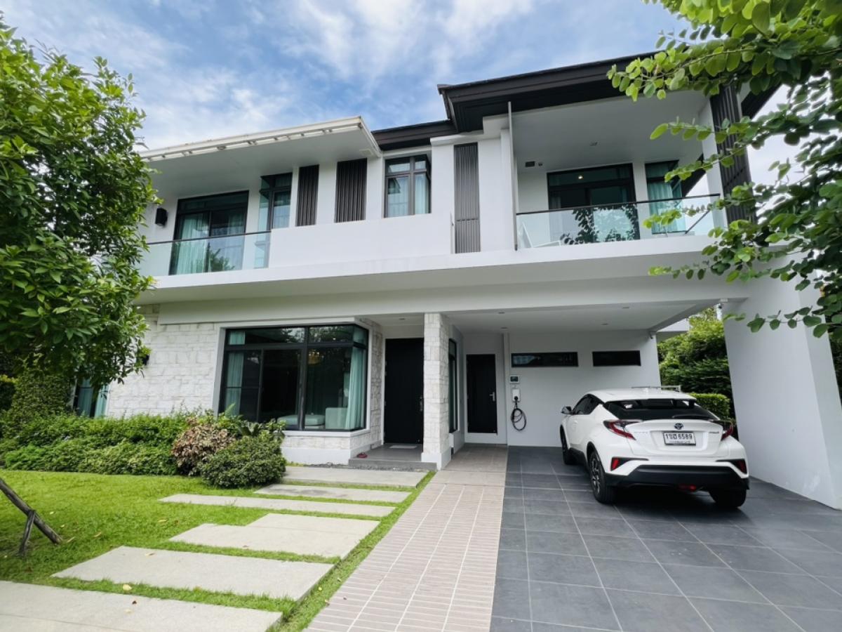 For SaleHousePinklao, Charansanitwong : Luxury house for sale, Nantawan Pinklao-Ratchapruek, 4 bedrooms, fully furnished, very beautiful, close to Siriraj Expressway, 20 minutes to Sathorn, central westville, food villa, international school.