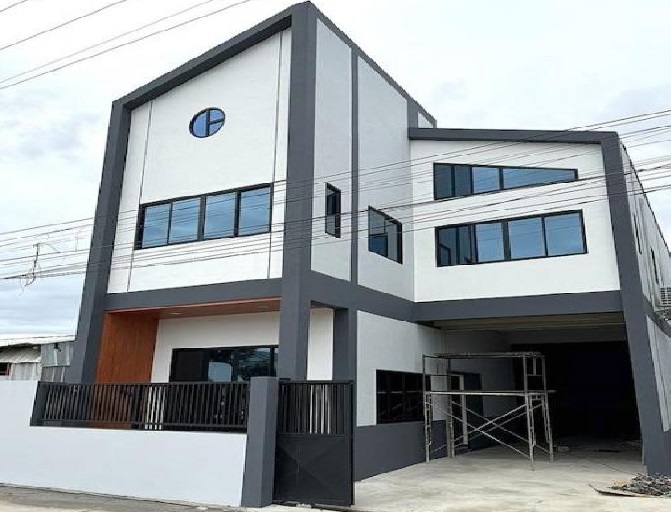 For RentWarehouseVipawadee, Don Mueang, Lak Si : For Rent Warehouse for rent / Building with office and rooms / Area 200 square meters, newly built / Soi Bongkot 14, Khlong Luang, near Thai Market, very good location, trailer trucks can enter and exit / Can register a company