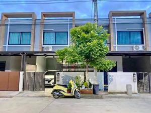 For RentTownhouseRattanathibet, Sanambinna : Bang Bua Thong Makro Lotus Bang Kruai-Sai Noi2-story townhome for rent Chaiyaphruek Ratchaphruek 22s