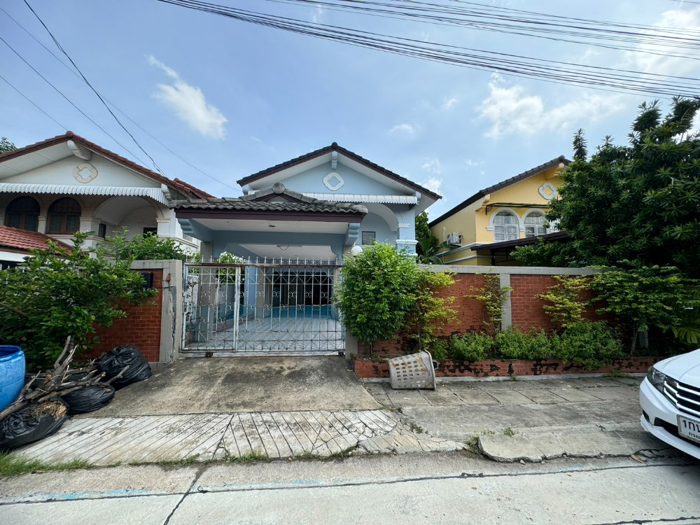 For SaleHousePattanakan, Srinakarin : Single house for sale, Muang Thong Garden Village, Phatthanakan 65 (N.1054)