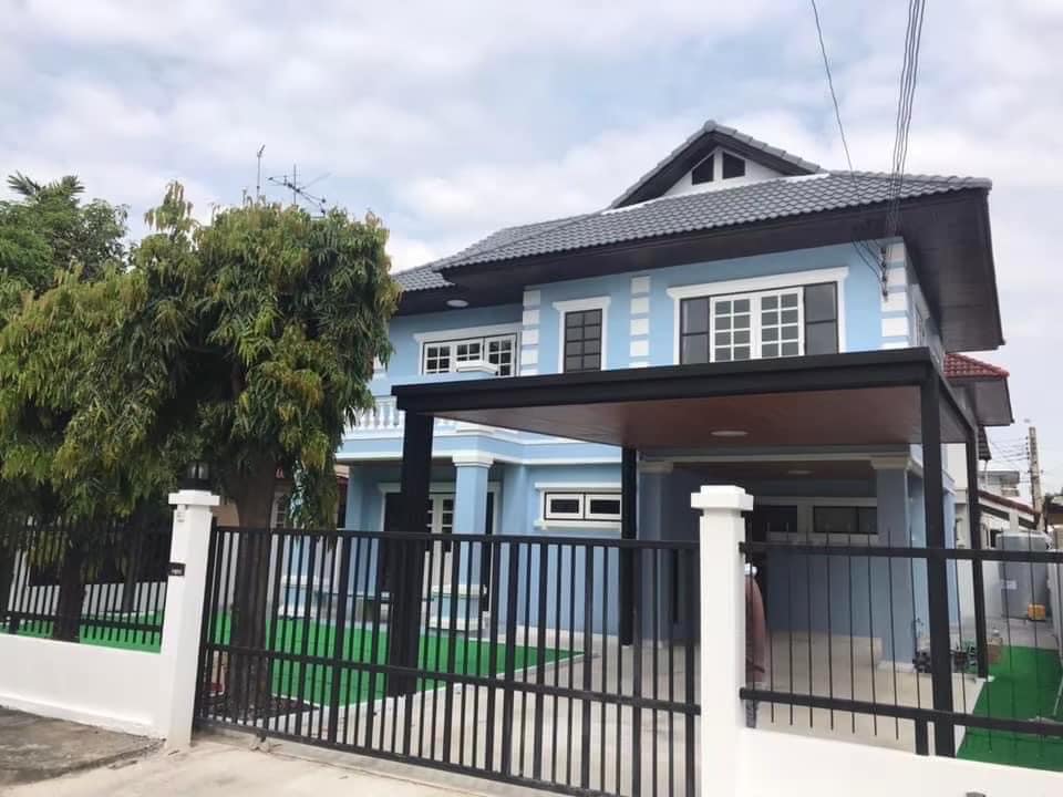 For RentHouseNonthaburi, Bang Yai, Bangbuathong : Single house for rent, Maniya Ratthanathibet, near Central Ratthanathibet, Purple Line, Sai Ma Station