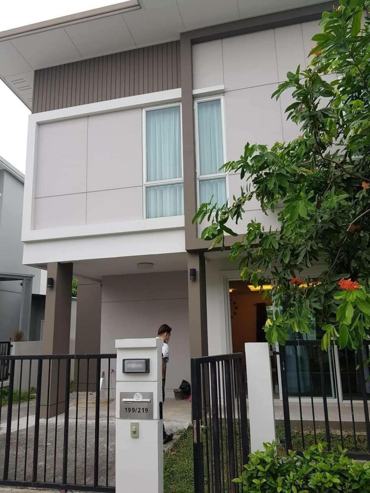 For RentHousePhutthamonthon, Salaya : 🏡Single house for rent, Iconature Salaya, decorated and ready to move in, Forre Village, Salaya (road behind Mahidol University and Rajamangala University of Technology Rattanakosin)