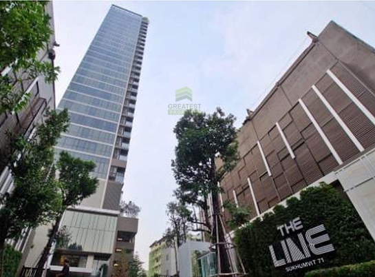 For SaleCondoOnnut, Udomsuk : Selling at a loss, Condo The Line Sukhumvit 71 (Pridi Banomyong) THE LINE SUKHUMVIT 71, area 31.16 sq m, near BTS Phra Khanong.