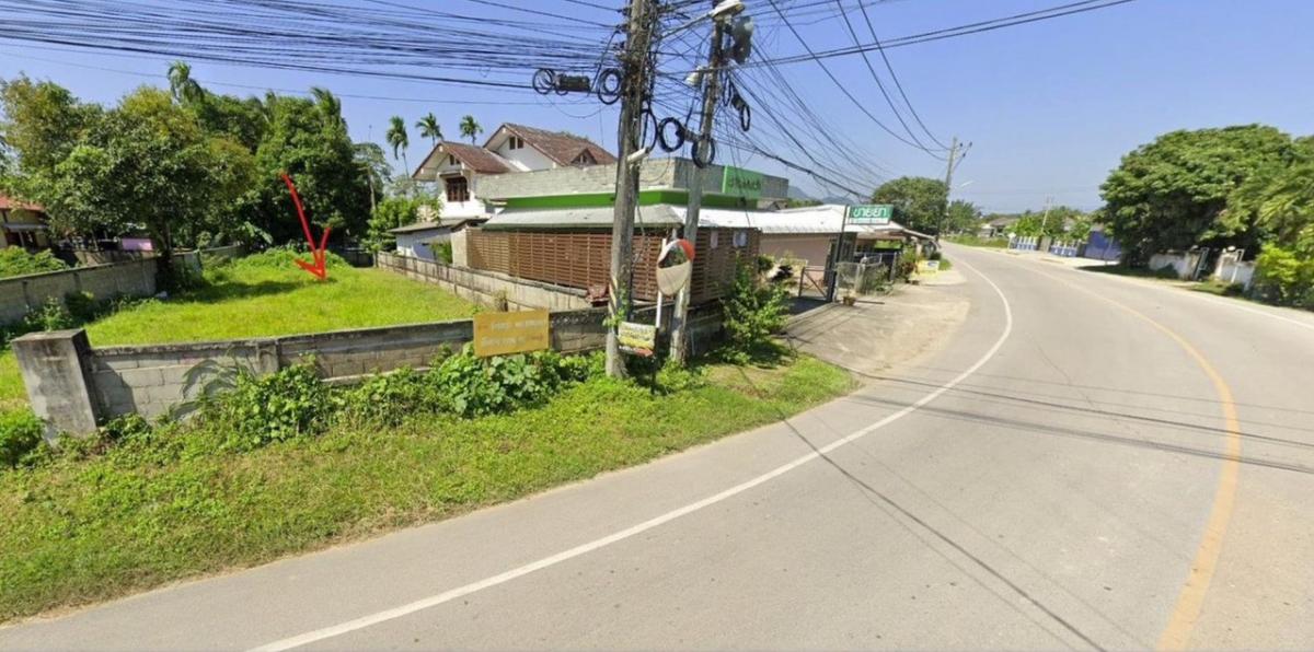 For SaleLandChiang Rai : Land for sale urgently‼️ Good location, only 5 minutes from Wat Rong Khun. Suitable for building a house or shop.