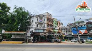 For SaleShophouseNonthaburi, Bang Yai, Bangbuathong : Commercial building, 3 and a half floors, near the MRT Bang Rak Noi-Tha It.