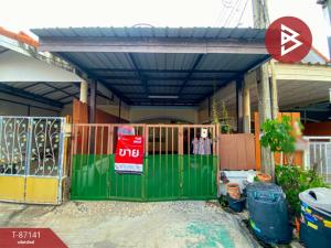 For SaleTownhouseChachoengsao : Townhouse for sale Pruksa Village 27 On Nut-Lat Krabang, Khlong Udomchonchon, Chachoengsao