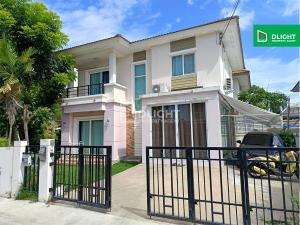 For SaleHouseSamut Prakan,Samrong : Single house, Pruksa Gallery Sukhumvit-Phraeksa, 59.4 sq m, 3 bedrooms, 2 bathrooms, price 5.85 million baht, ready to move in.