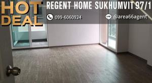 For SaleCondoOnnut, Udomsuk : 🔥For sale!! Condo Regent Home Sukhumvit 97/1