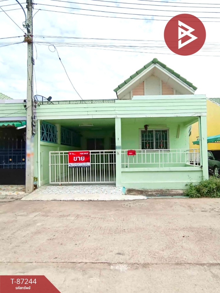 For SaleTownhouseAyutthaya : For sale: single-storey townhouse, Narongchai Village, Bang Pa-in, Phra Nakhon Si Ayutthaya, ready to move in