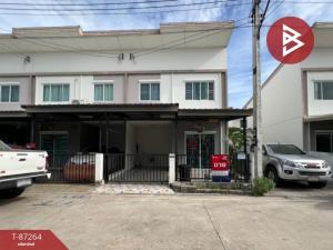 For SaleHousePattaya, Bangsaen, Chonburi : Townhouse for sale, Lio Bliss Village, Chonburi-Amata Nakorn, Phan Thong, Chonburi.