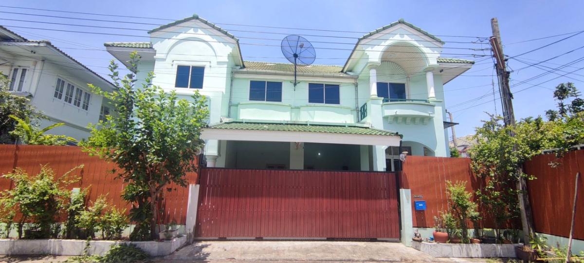 For SaleHouseSamut Prakan,Samrong : 📣Urgent sale, 2 twin houses next to each other, Lally Ville Village 1 (negotiable)