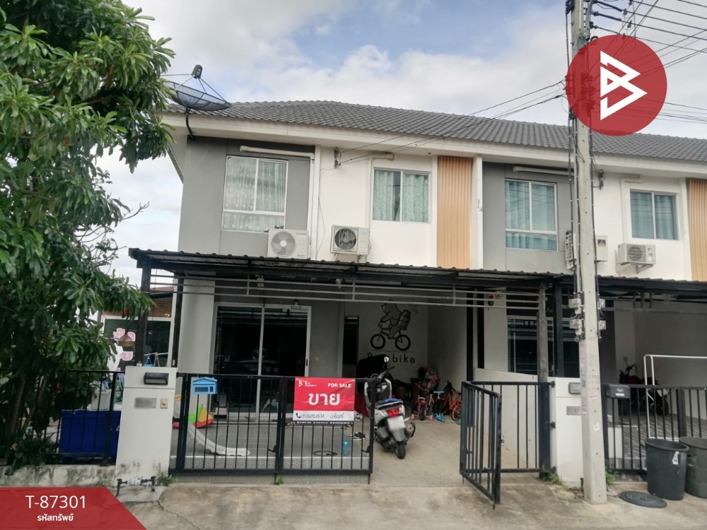 For SaleTownhousePathum Thani,Rangsit, Thammasat : Townhouse for sale Pruksa Village 116 Rangsit-Thanyaburi Pathum Thani