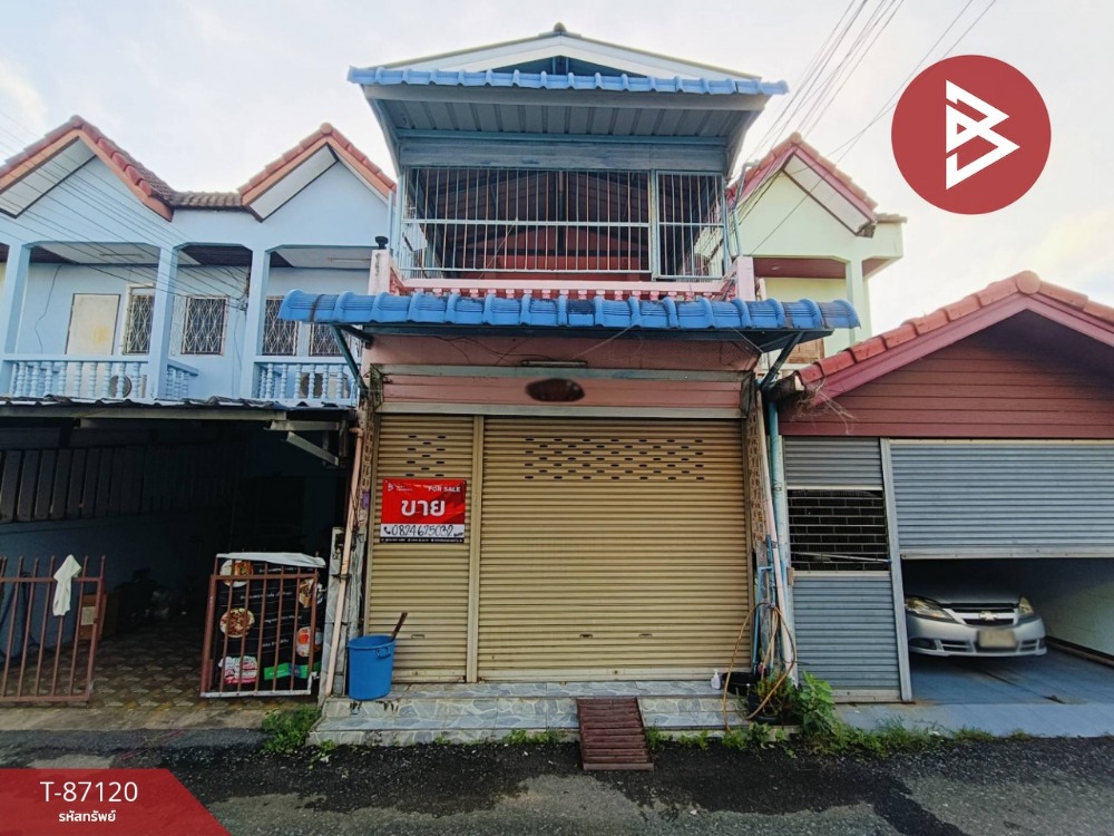 For SaleTownhouseChanthaburi : 2-story townhouse for sale, area 18 square meters, Tha Chang, Chanthaburi.