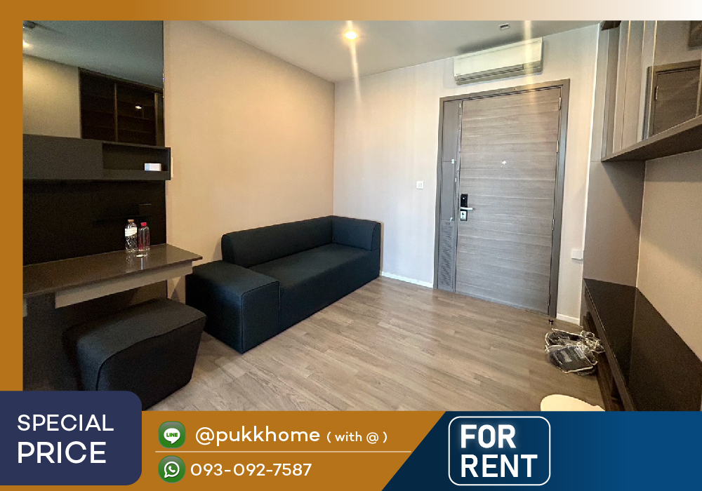 For RentCondoOnnut, Udomsuk : Cheapest rental price in the project The Room Sukhumvit 69. 35 sq m., high floor, doesn//'t block the view, ready to move in 📞 Line : @pukkhome (with @)