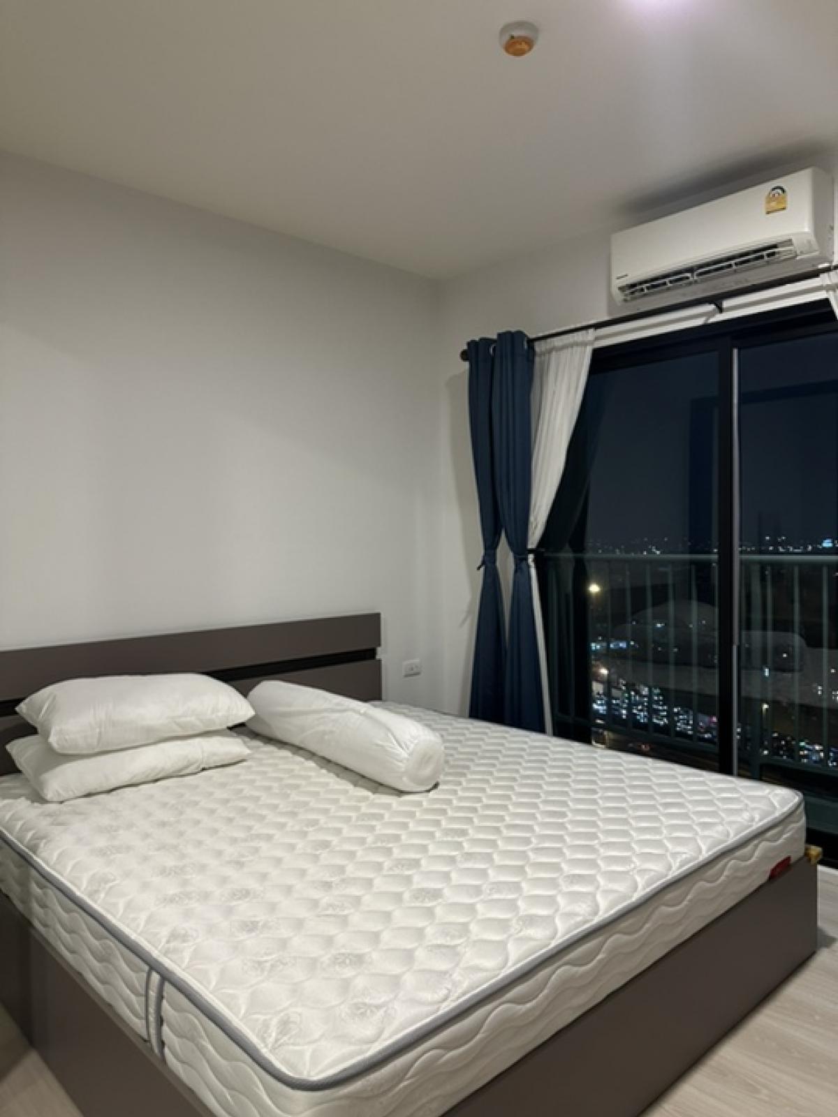 For RentCondoBangna, Bearing, Lasalle : FOR RENT>> A Space Mega 1>> 30th floor, room size 30 sq m, fully furnished, convenient travel, near Mega Bangna, Kanchanaphisek Ring Road Expressway #LV-MO350