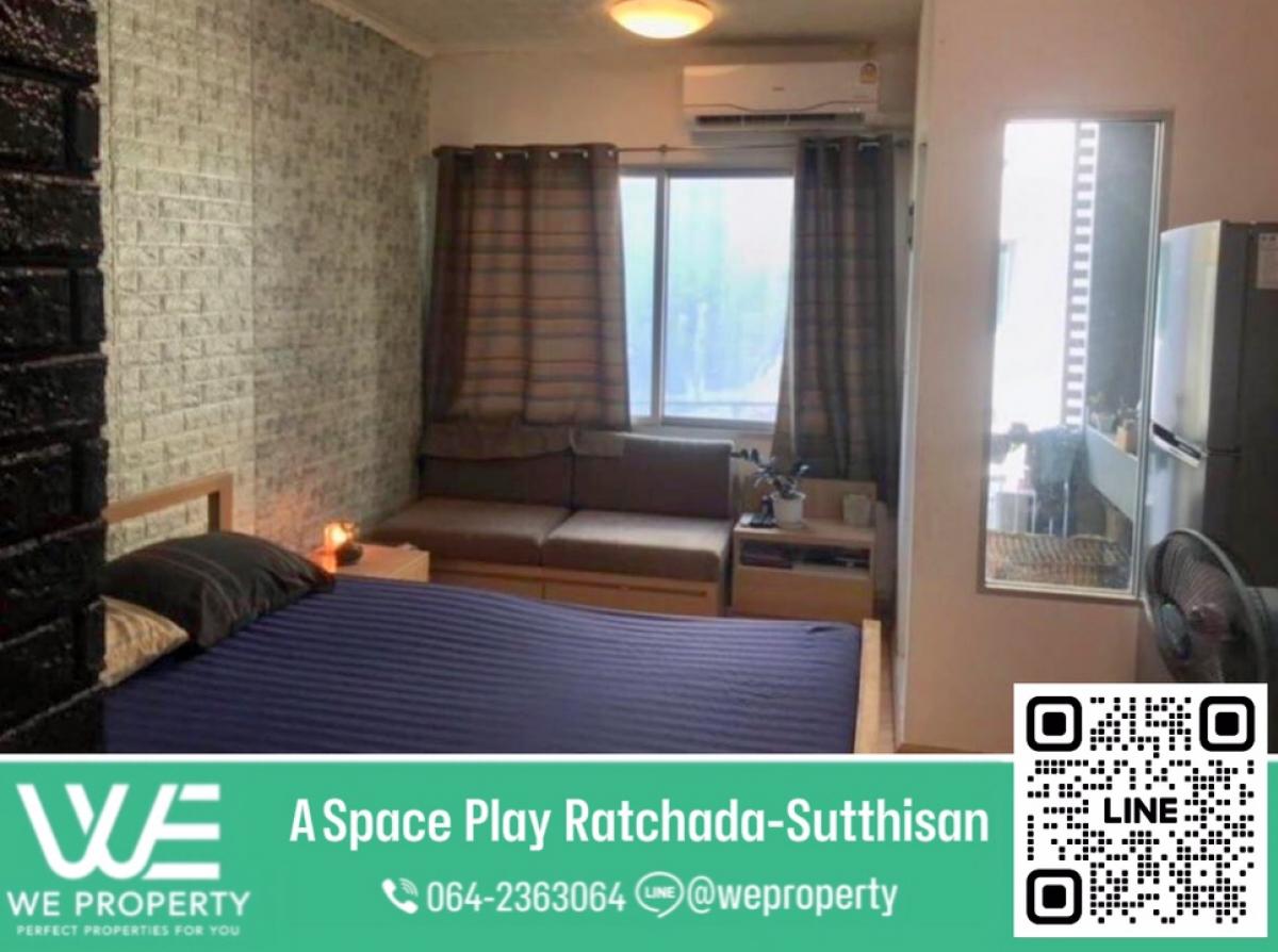 For SaleCondoRatchadapisek, Huaikwang, Suttisan : Best price⭐A Space Play Ratchada-Sutthisan (A Space Play Ratchada-Sutthisan)