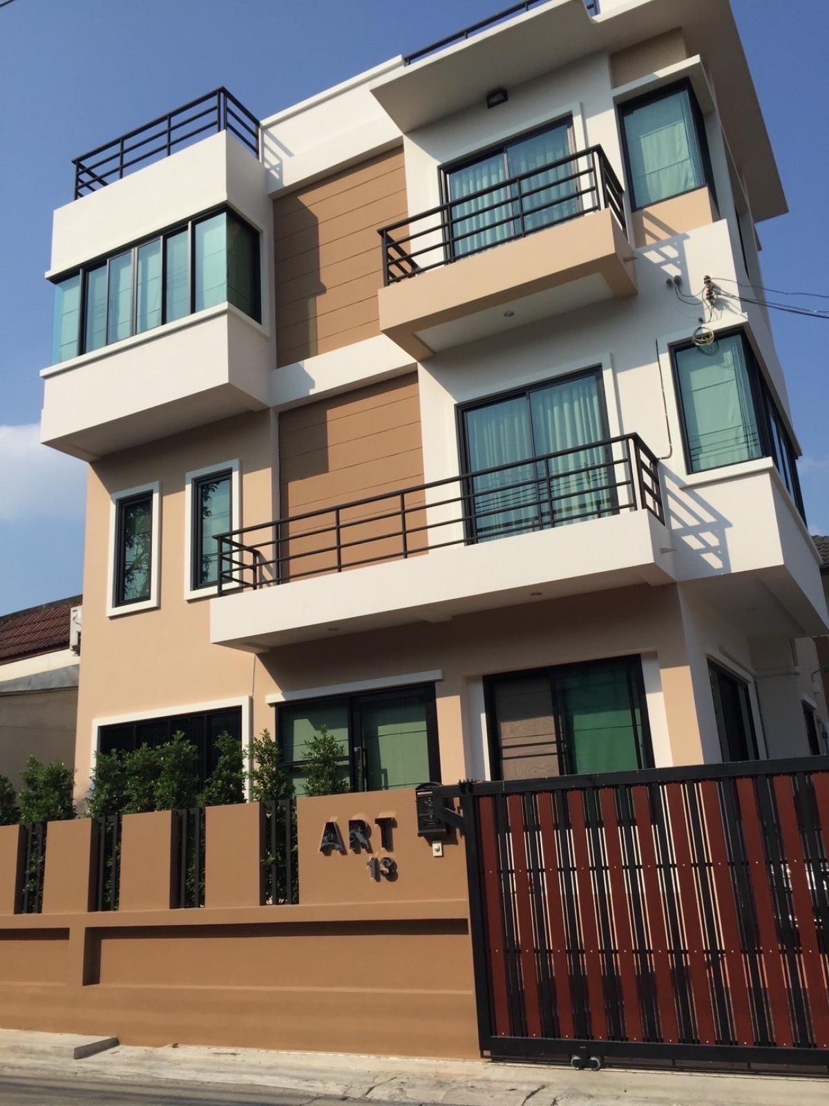 For SaleHome OfficeYothinpattana,CDC : Home office for sale, 3 floors, beautiful, 38 sq m, 320 sq m, Mayalap Road, Ramintra 14.