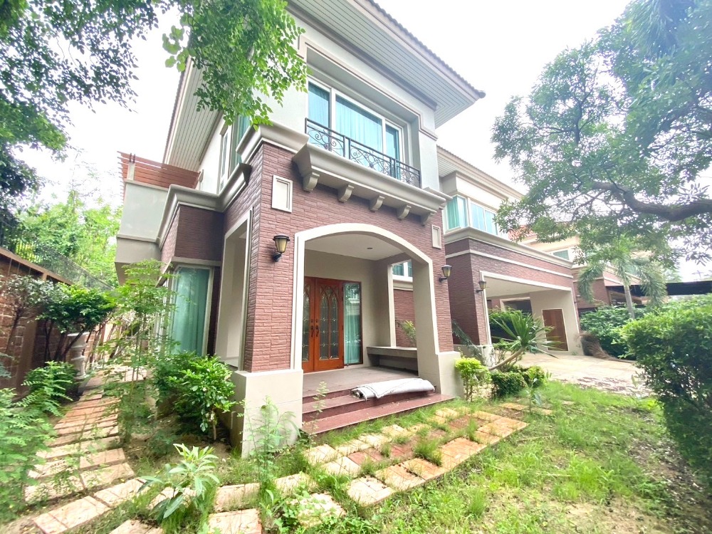 For SaleHouseRama5, Ratchapruek, Bangkruai : 🏠Corner plot detached house for sale, Laddarom Elegance Ratchaphruk - Rattanathibet (Laddarom Elegance Ratchaphruk-Rattanathibet) 130 sq m., next to Ratchaphruek Road. Near DBS International School Robinson Lifestyle Ratchaphruek 💥Cheapest in the project