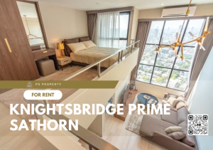 For RentCondoSathorn, Narathiwat : For rent ✨Knightsbridge Prime Sathorn✨ DUPLEX room, furniture, complete electrical appliances, near BTS Chong Nonsi.