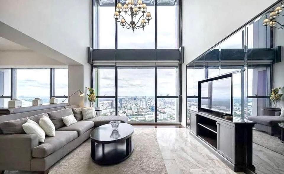 ให้เช่าคอนโดสาทร นราธิวาส : (รหัสทรัพย์ JMC00442)🏡 THE MET SATHORN 🔥Duplex 4b5b🔥366 sq.m🔥For rent : 300K/Month🔥🔥