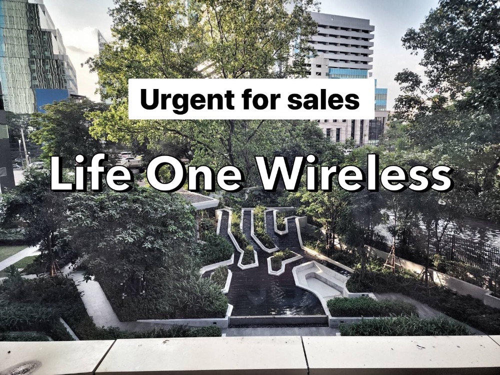 For SaleCondoWitthayu, Chidlom, Langsuan, Ploenchit : Condo for urgent sale, Witthayu Road, Chidlom 💥💥Life One Wireless‼️Special at 6,450,000 THB‼️