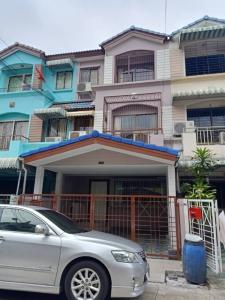 For RentTownhousePattanakan, Srinakarin : HPRN101 Townhouse for rent, Soi Rama IX 43, 3 floors, size 20 sq w, usable area 150 sq m, 4 bedrooms, 3 bathrooms, 25,000 baht, 063-759-1967.