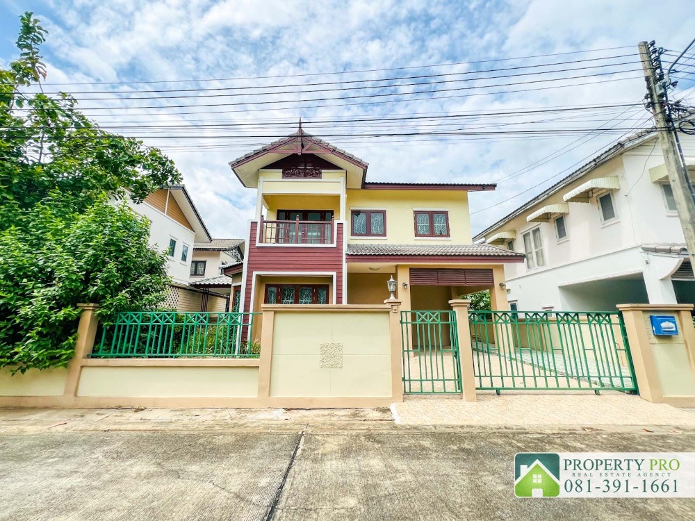 For SaleHousePathum Thani,Rangsit, Thammasat : KT24S-009 Home for Sale Baan Fah Piyarom Ingnatee Phase 4 Lam Luk Ka klong 6, Area 54 Sqw 3 bedroom near Triam Udom Suksa Pattanakarn Pathumthani School Kanchanaphisek Rd Khlong Luang Rangsit Nakhon Nayok