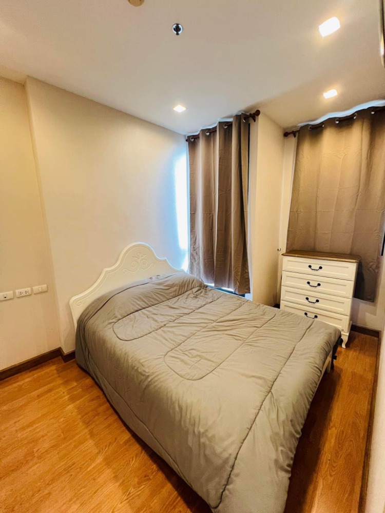 For RentCondoOnnut, Udomsuk : Ready to move in Q-House S79, luxury condo near BTS On Nut, 14th floor, beautiful view, complete with electrical appliances and furniture