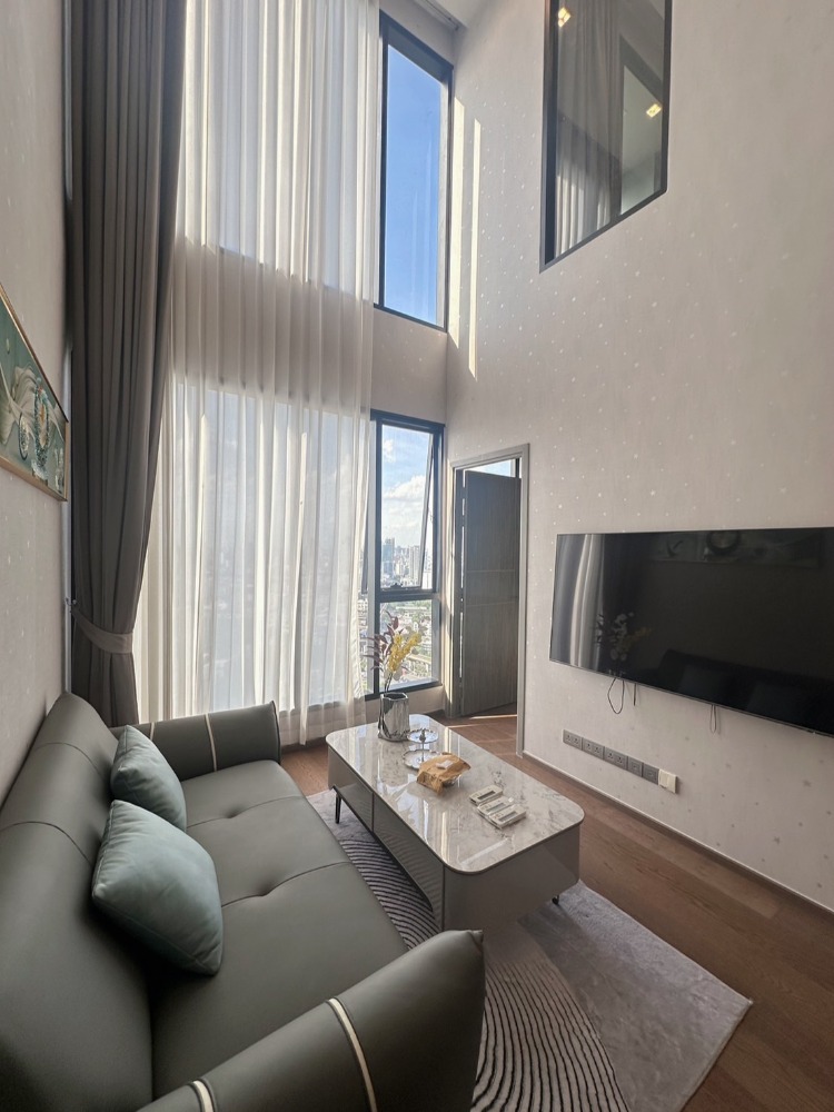 For RentCondoAri,Anusaowaree : New room, never used, Ideo Q Victory Condo for rent, good price, 2 bedrooms, 53,000, complete with furniture and appliances