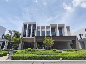 For SaleHouseNonthaburi, Bang Yai, Bangbuathong : ● Modern Colonna ● Single house 2 storey 4 beds |  91.00 sq.w. 439.00 sq.m. | near Makro Bang Bua Thong 3 mins, Central Plaza Westgate 12 mins, Kasemrad hospital ratthanatibeth 14 mins